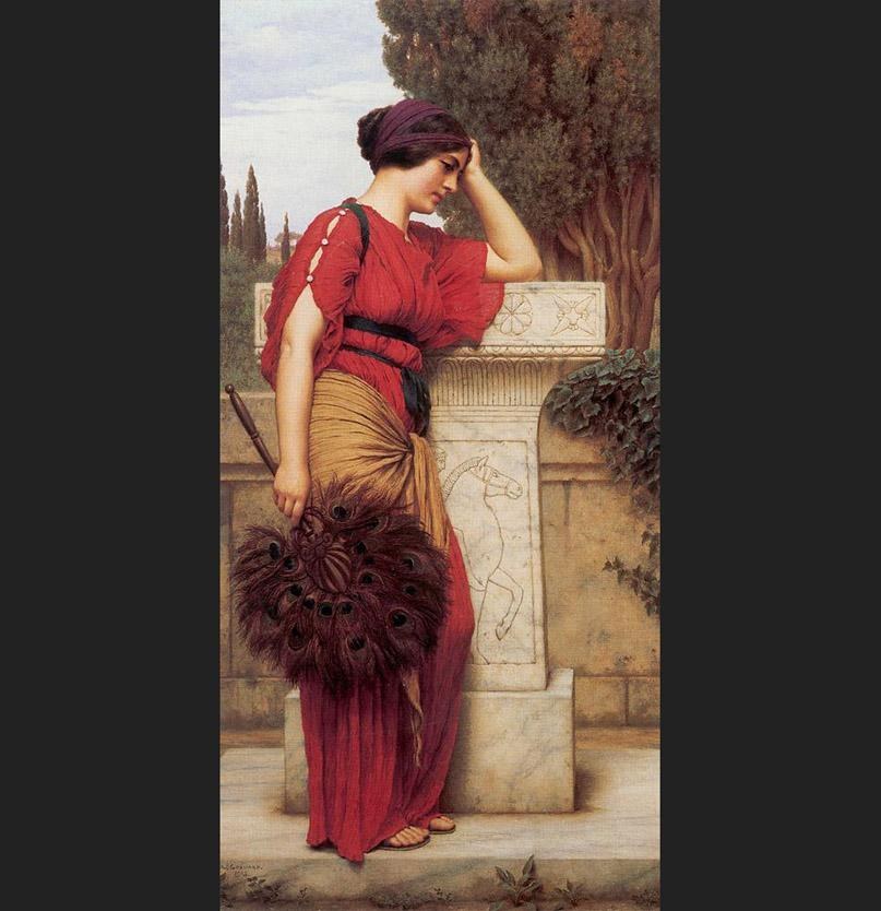 John William Godward Godward La Pensierosa